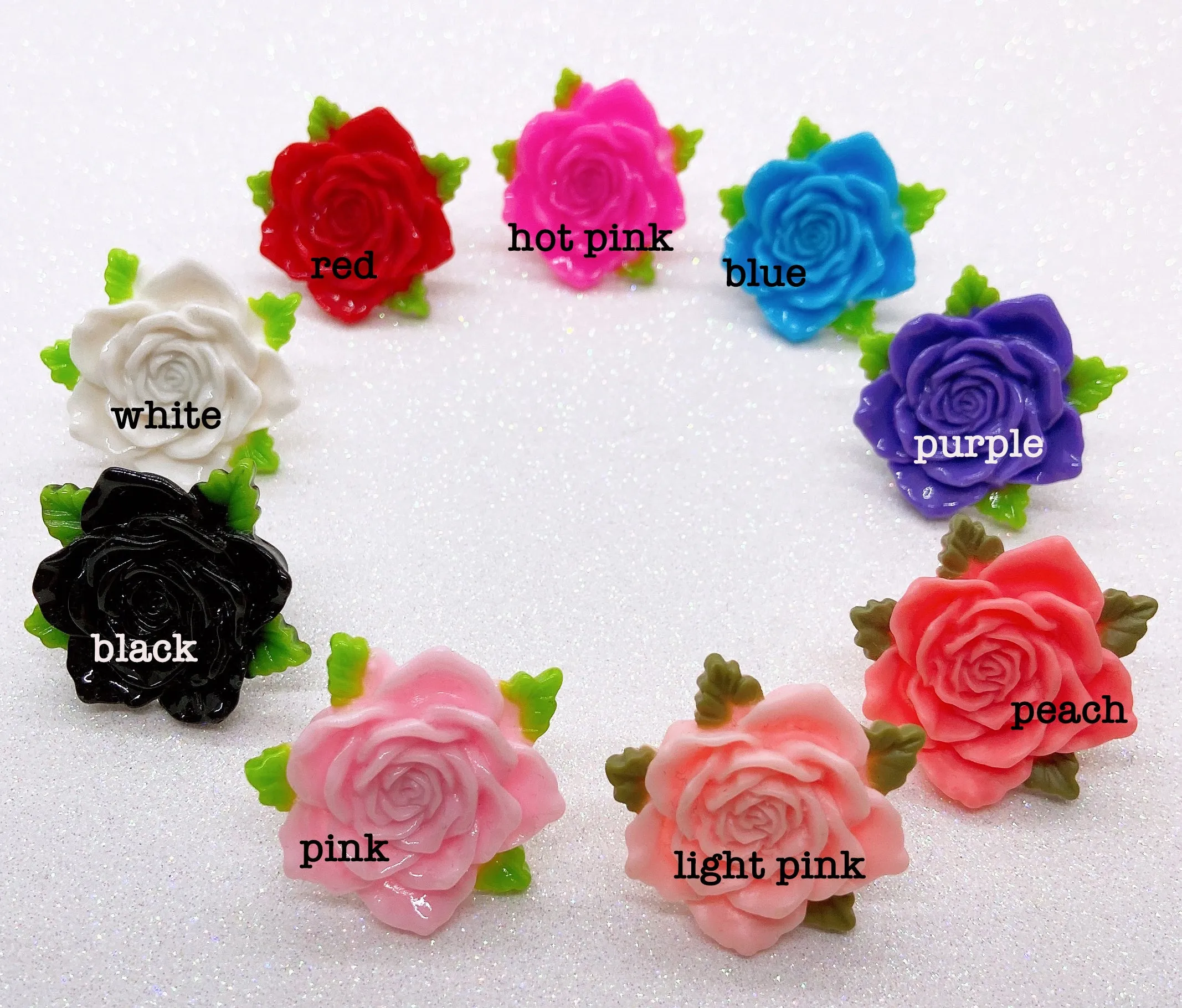 Instant Shipping! Blooming Rose Ring (9 Colors)