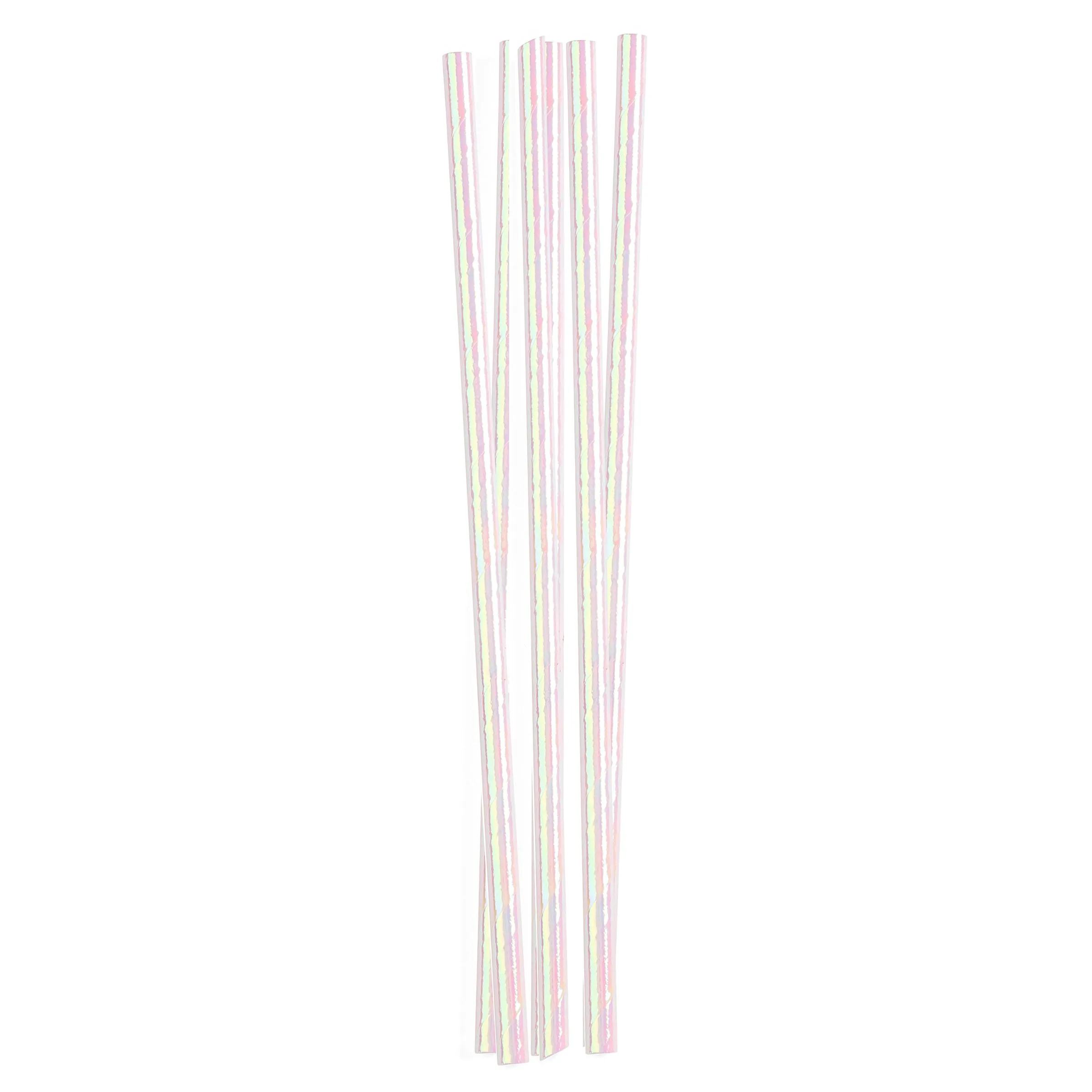 Iridescent Paper Straws