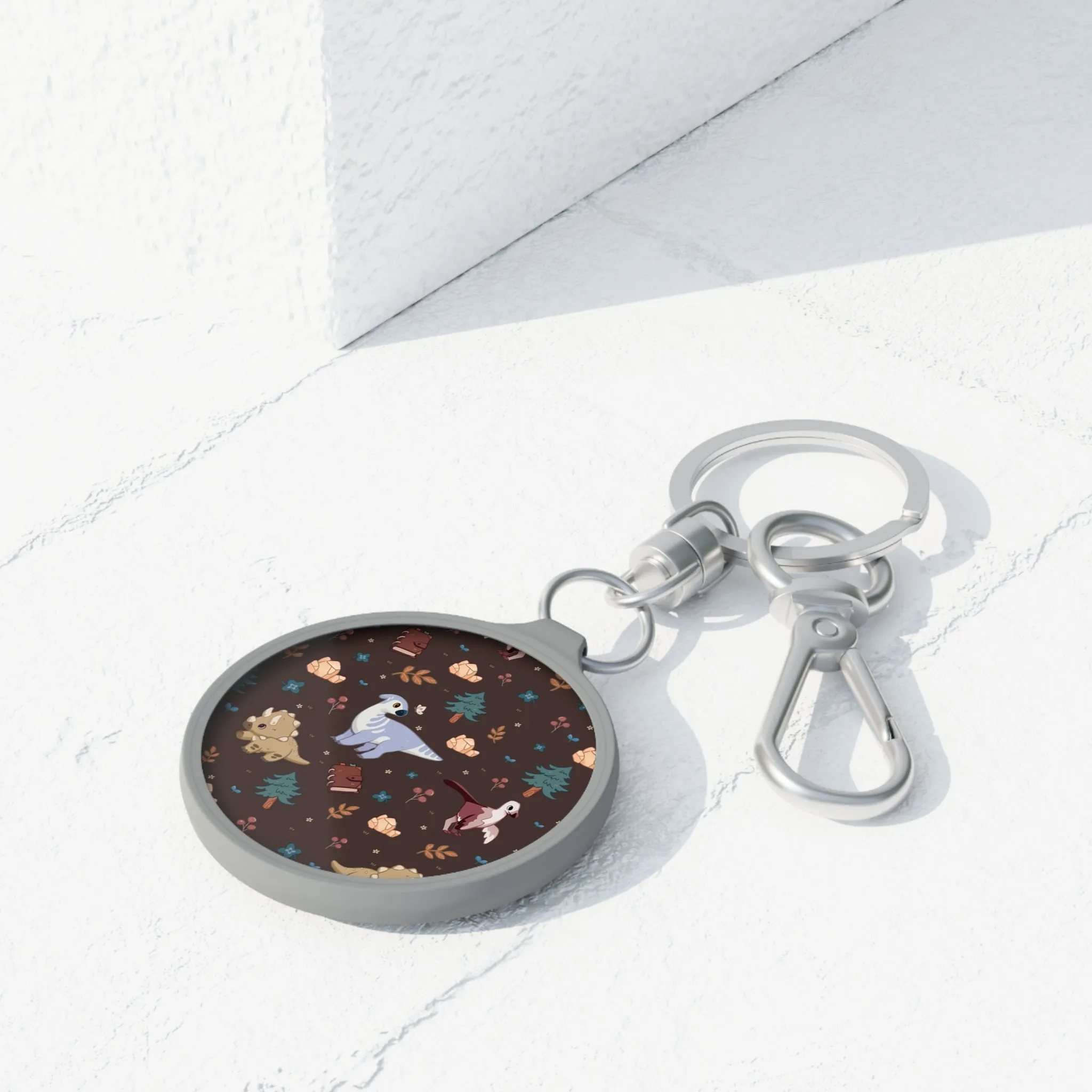 Keyring Tag - Roaming Rancher in Truffle Brown