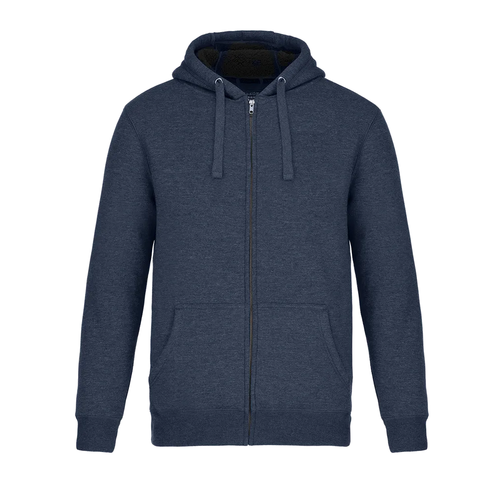 L00785 - Yolo - Adult Full-Zip Hooded Sweatshirt w/ Sherpa Fleece