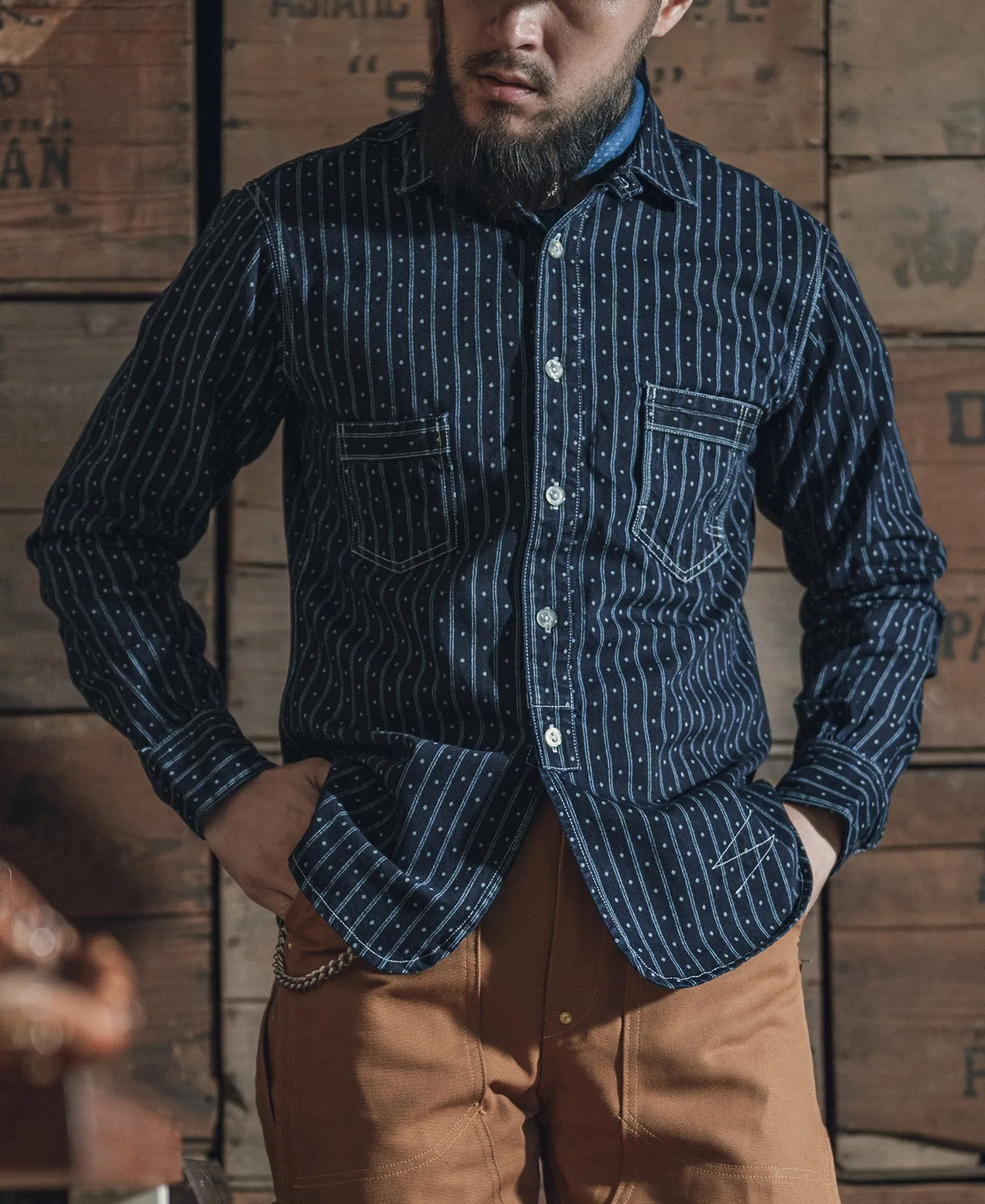 Lot 861 Wave Point Wabash Work Shirt