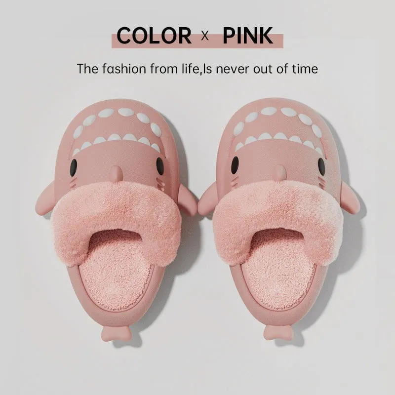 LovelyRLovely Winter Shark Slippers