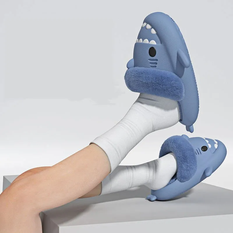 LovelyRLovely Winter Shark Slippers
