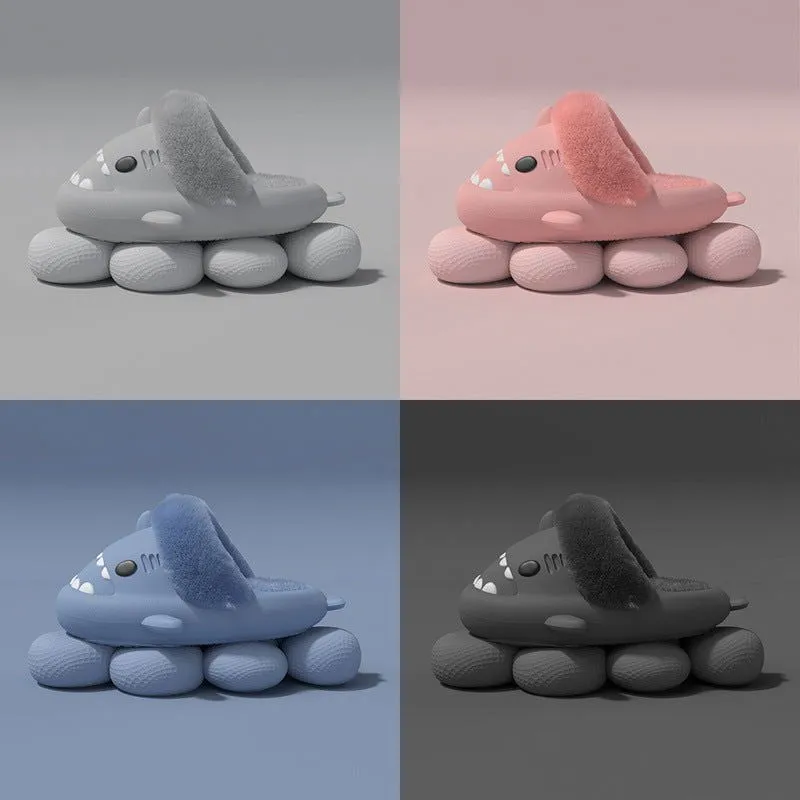 LovelyRLovely Winter Shark Slippers