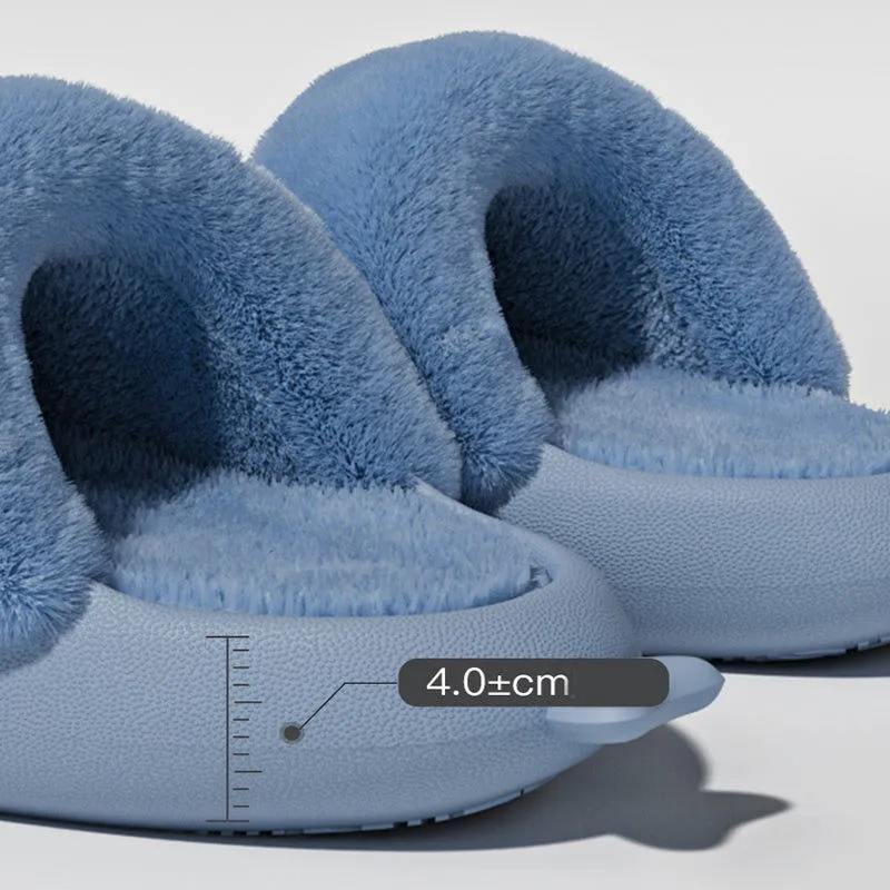 LovelyRLovely Winter Shark Slippers