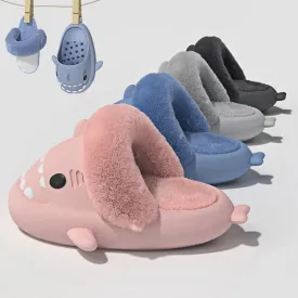LovelyRLovely Winter Shark Slippers