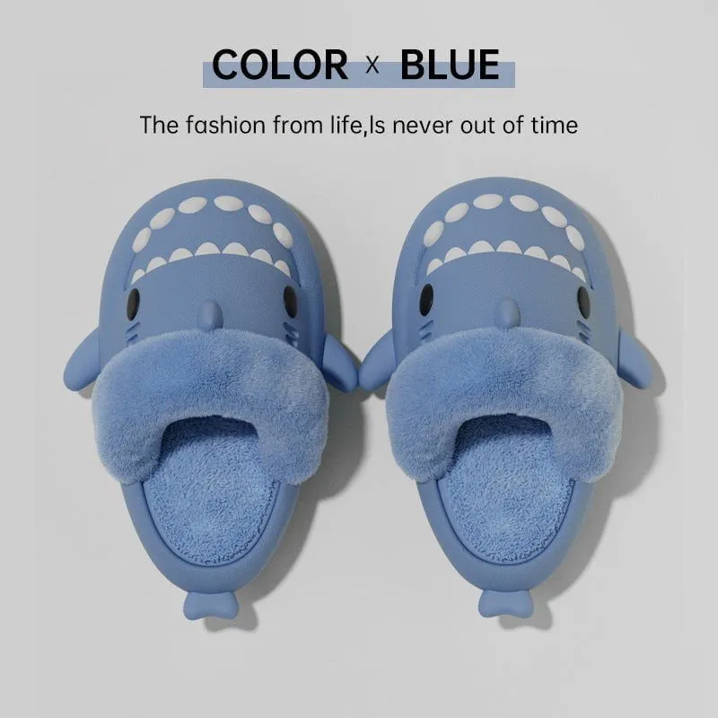 LovelyRLovely Winter Shark Slippers