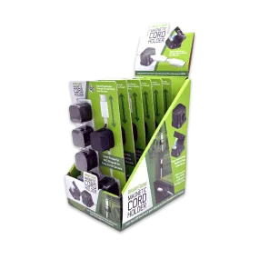 Magnetic Cord Holder 6 Pack Set - 6 Pieces Per Retail Ready Display 25374