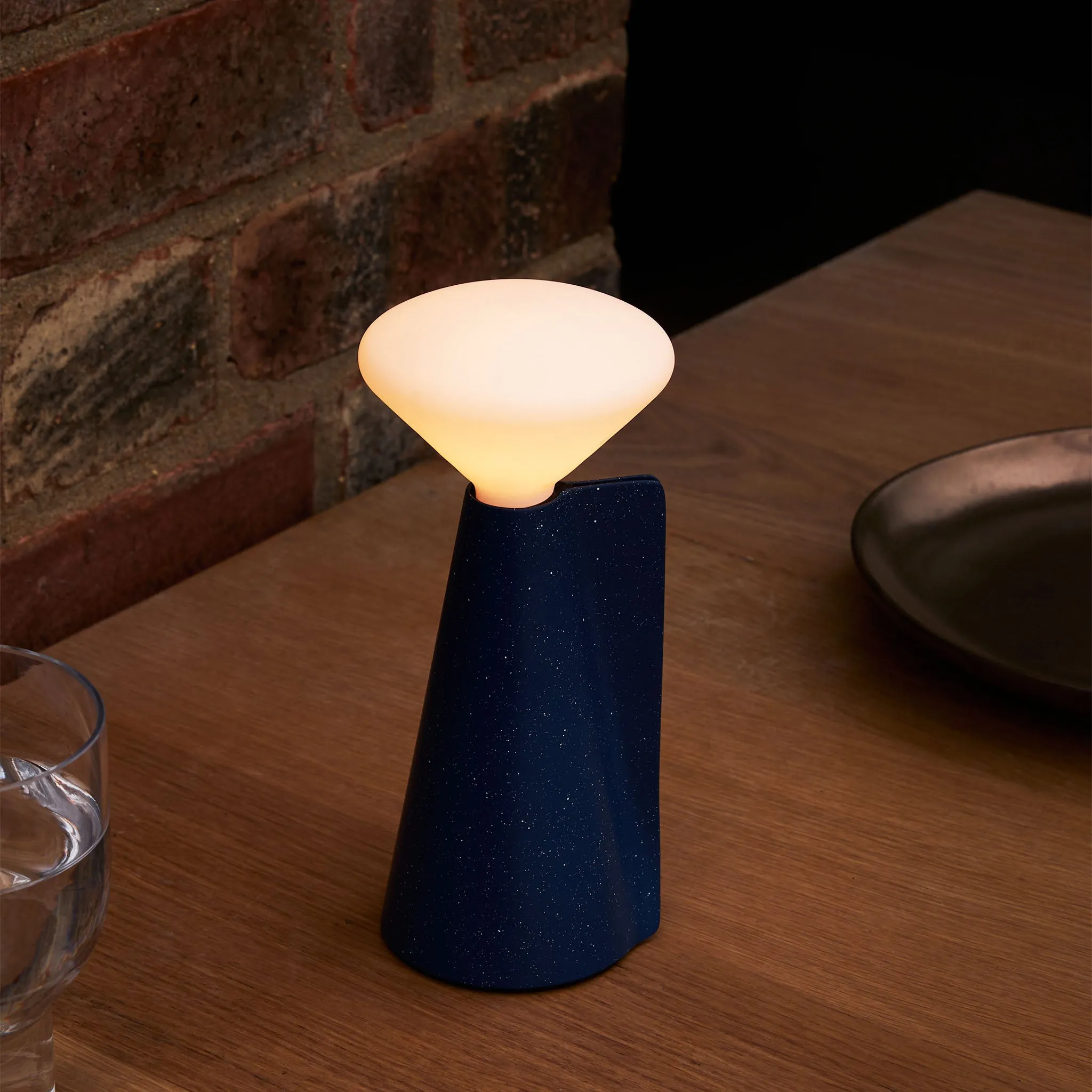 Mantle Portable Lamp in Cobalt Blue