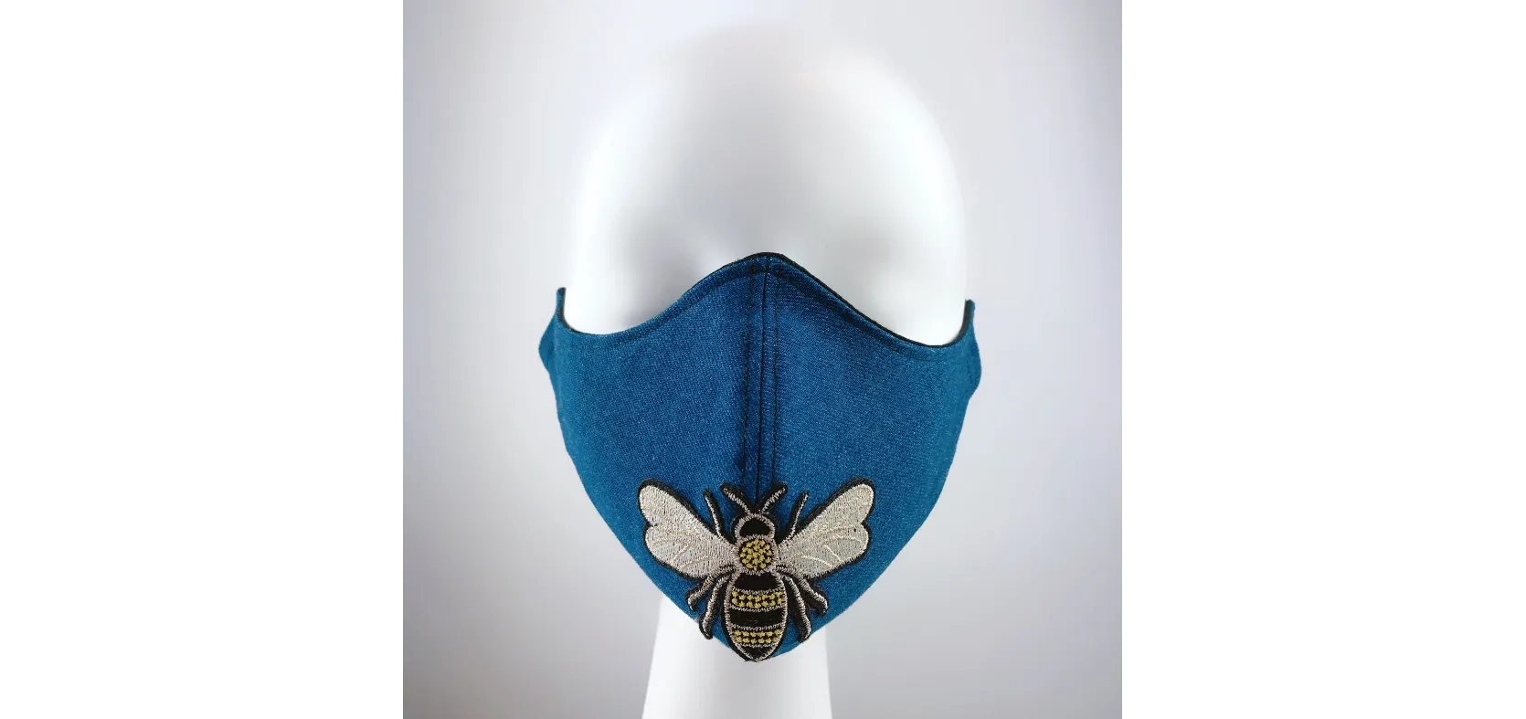 Mask 4 Medicine Gold Bee Heavy Denim