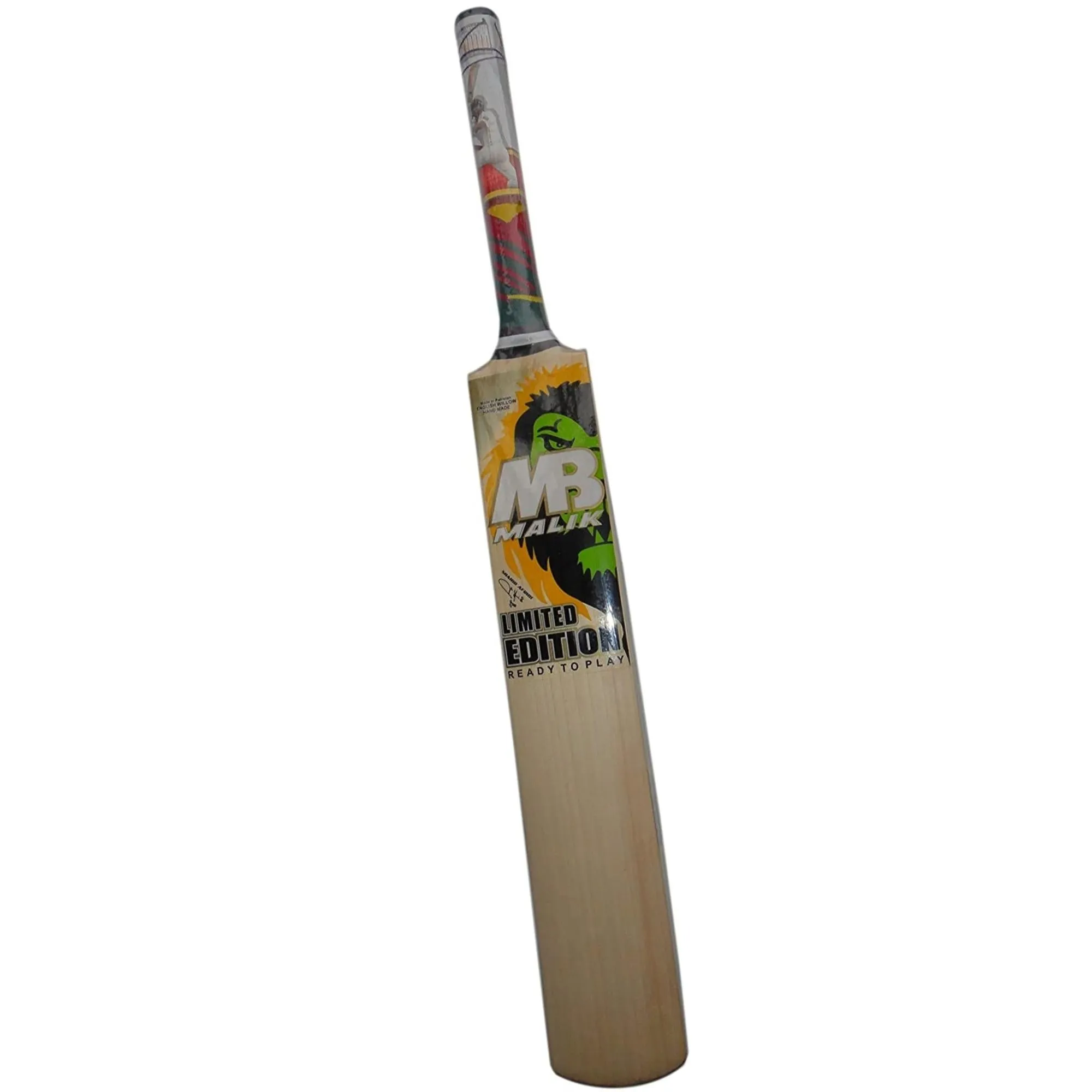 MB Malik Cricket Bat Limited Edition Big Edge