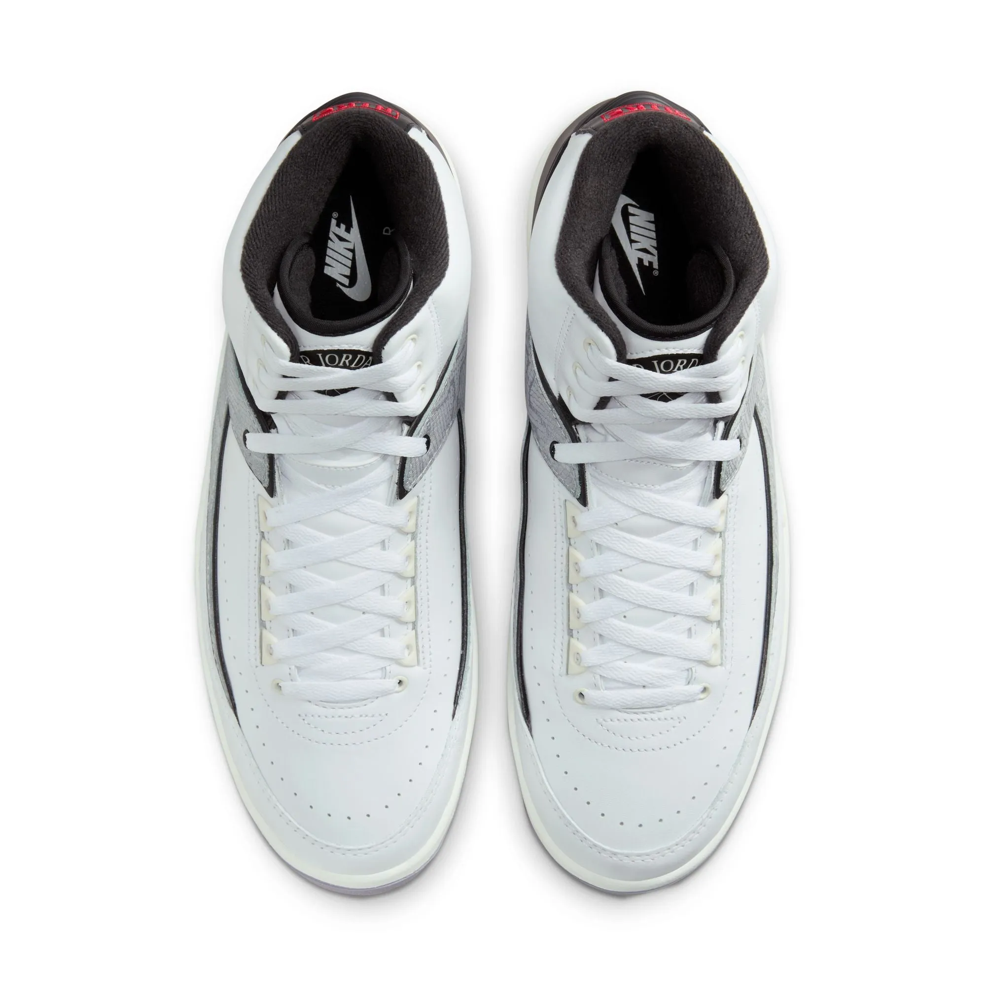 Men's Air Jordan 2 Retro - "White/Fire Red"