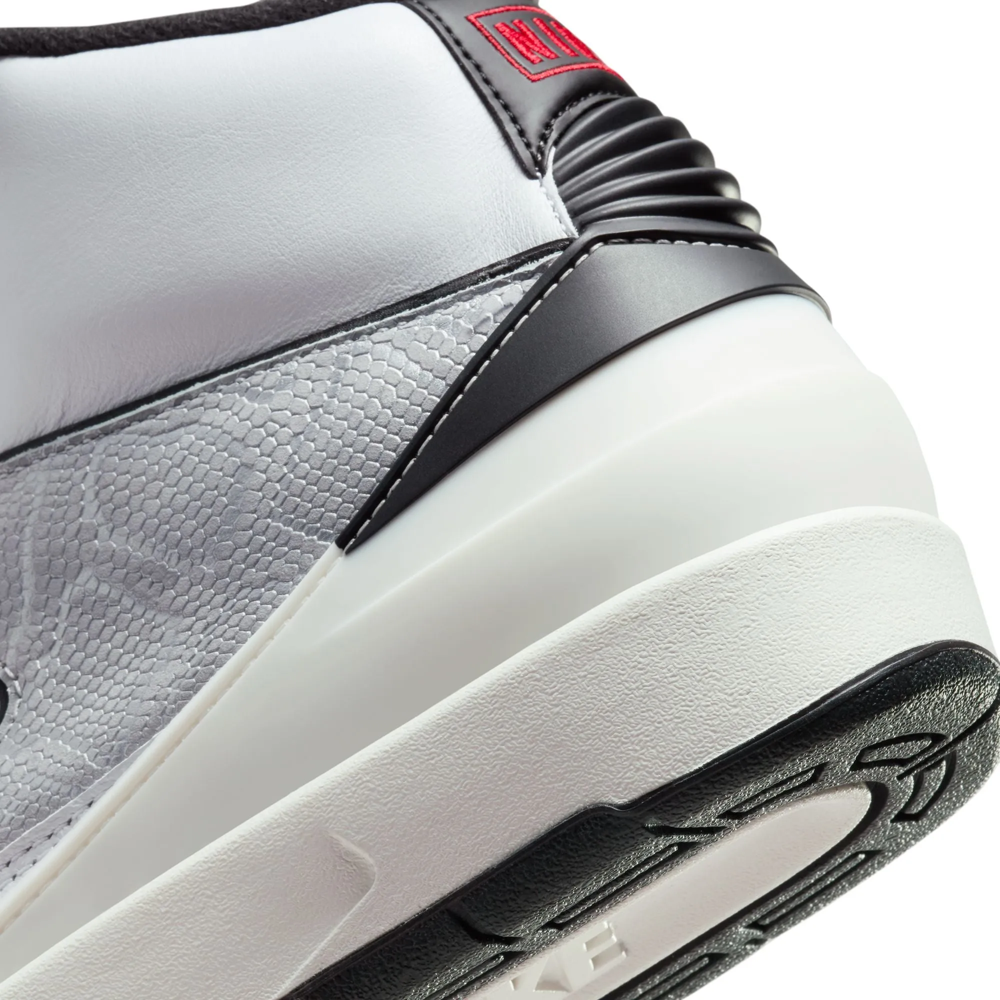 Men's Air Jordan 2 Retro - "White/Fire Red"