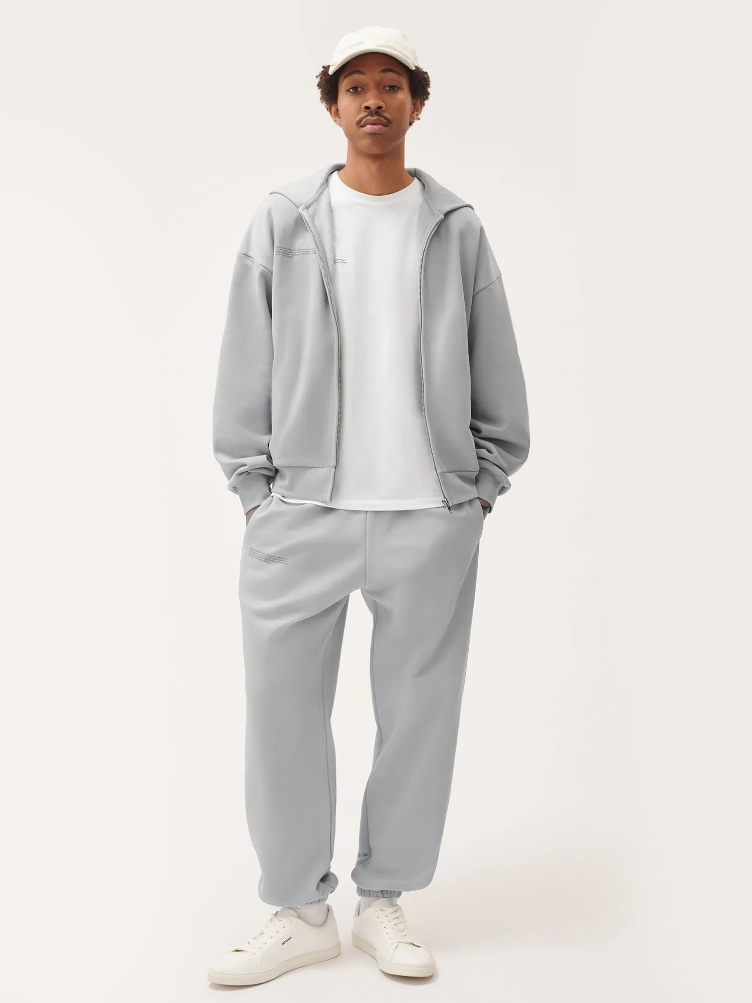 Mens Natural Dye Oversized Hoodie—midnight fog grey