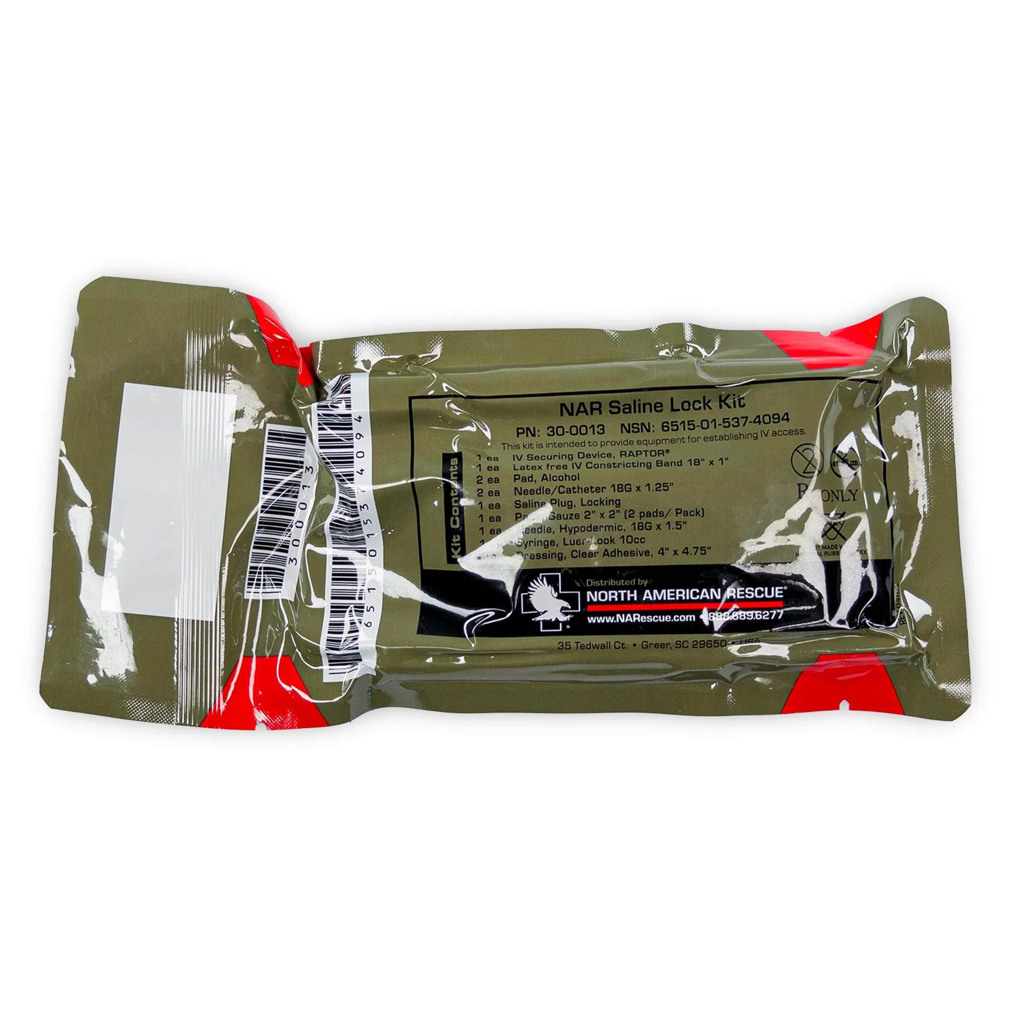 NAR Saline IV Lock kit