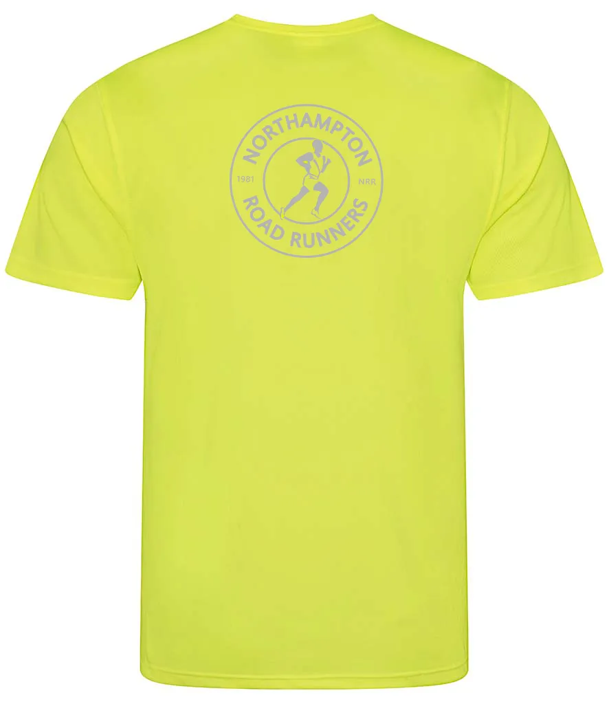 Northampton Road Runners Mens Cool HiVis T-Shirt