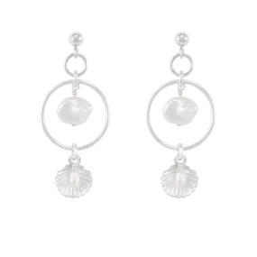 Ocean Earrings - Silver