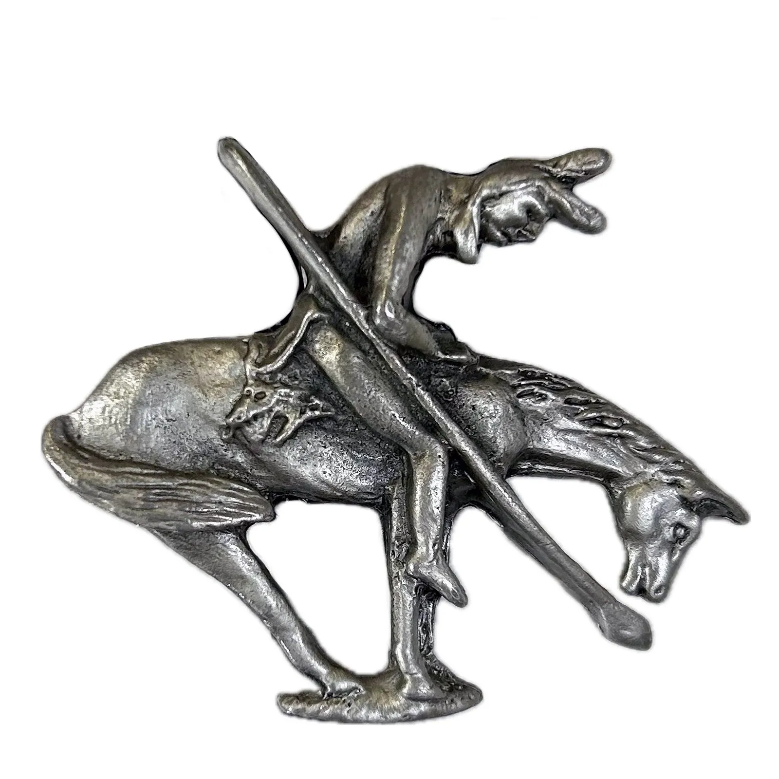 Pewter End of Trail Western Bolo Tie