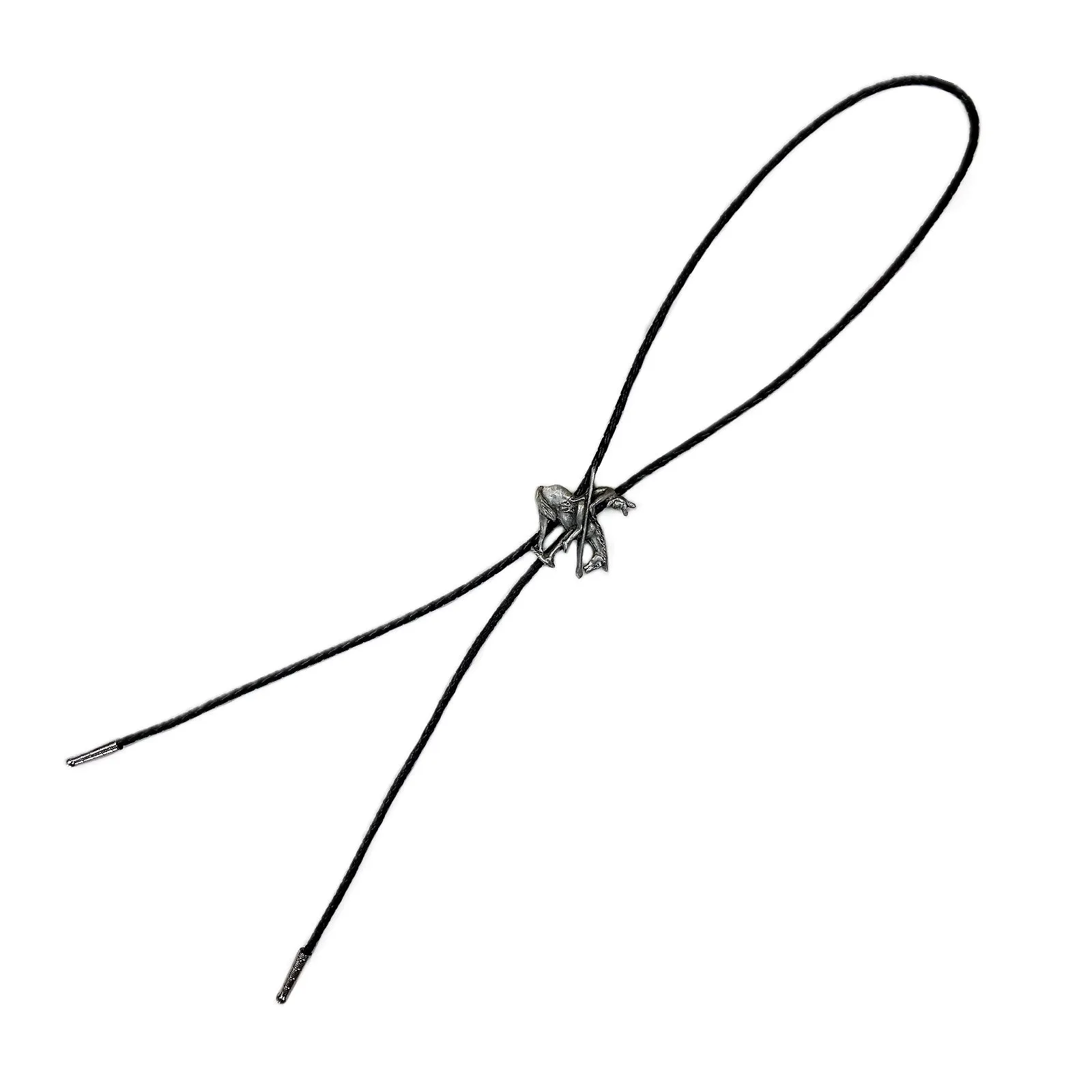 Pewter End of Trail Western Bolo Tie