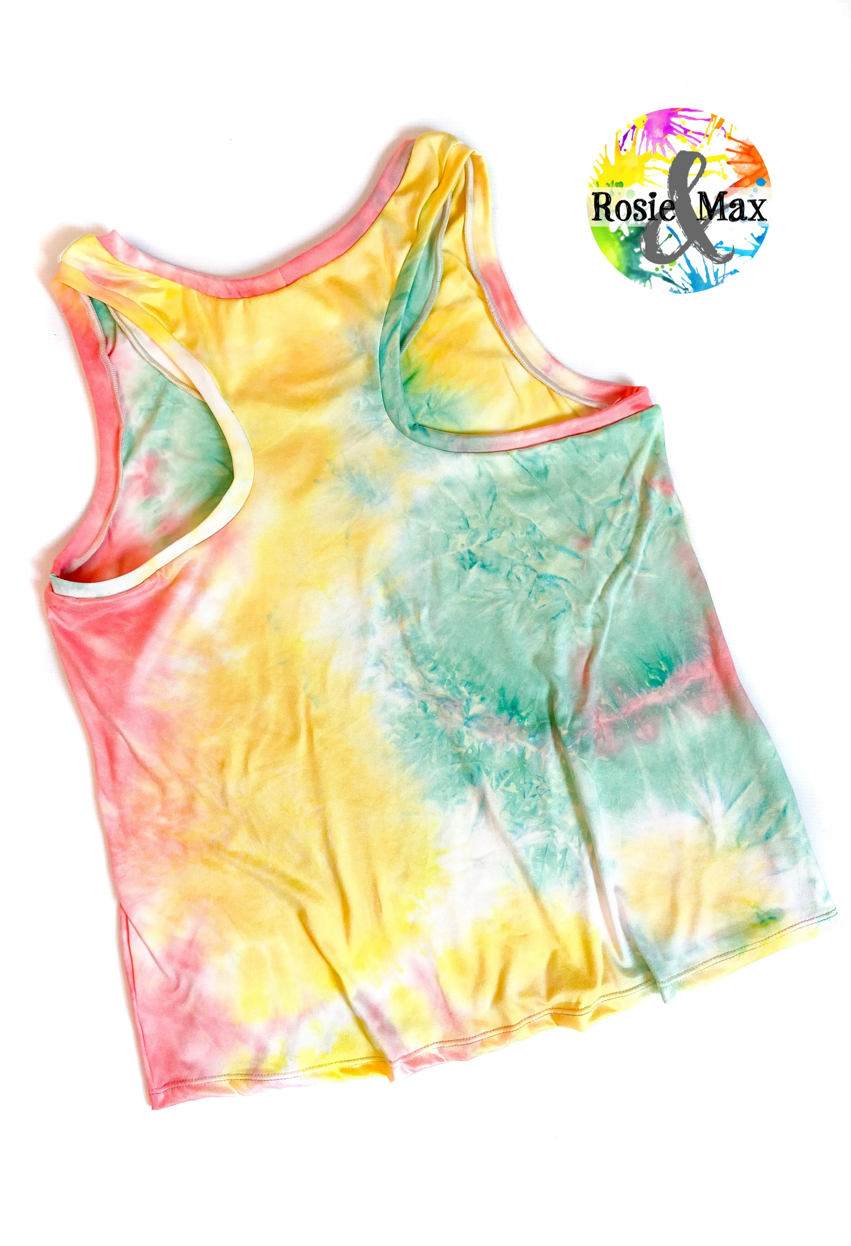 PREORDER - Seasonal Prints - Paisley's - White - WOMEN'S Racerback Tank