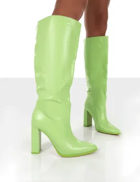 PUBLIC DESIRE - FAR AWAY - LIME GREEN PU