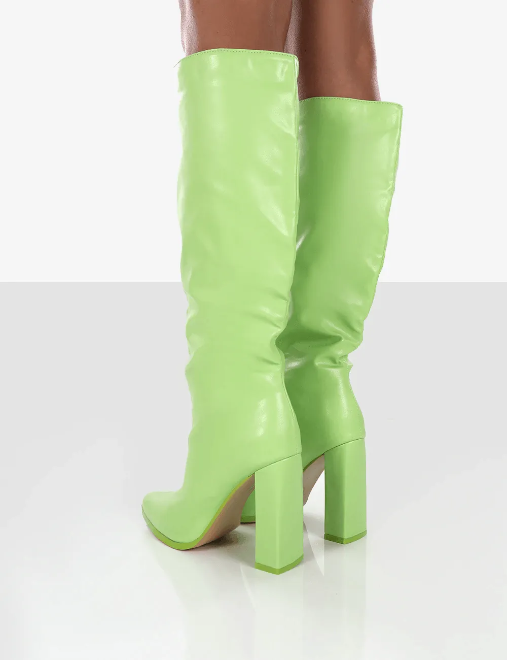 PUBLIC DESIRE - FAR AWAY - LIME GREEN PU