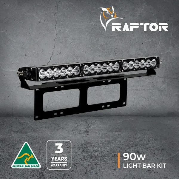 Raptor 90 LED 20.5″ Light Bar Number Plate Kit | Ultra Vision Lighting