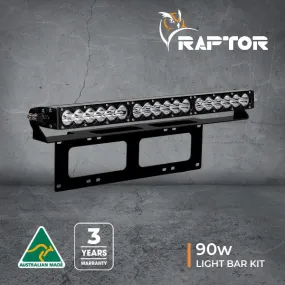 Raptor 90 LED 20.5″ Light Bar Number Plate Kit | Ultra Vision Lighting