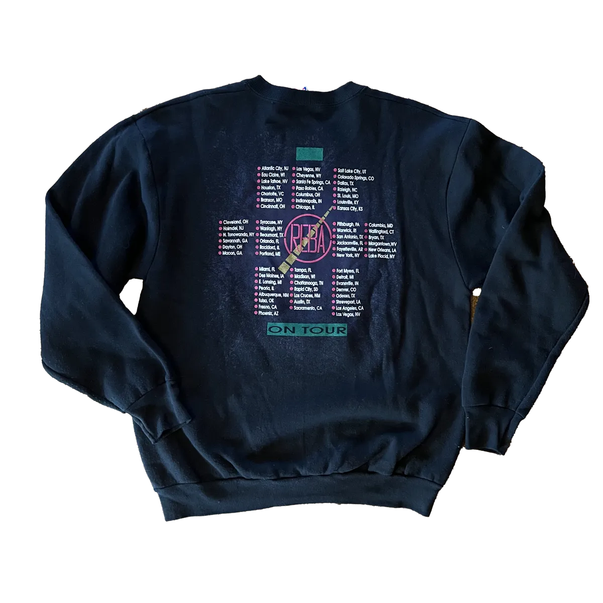 Reba McEntire Airbrush Tour Sweatshirt Size L