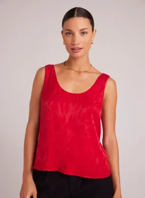 Scoop Neck Tank - Summer Rouge