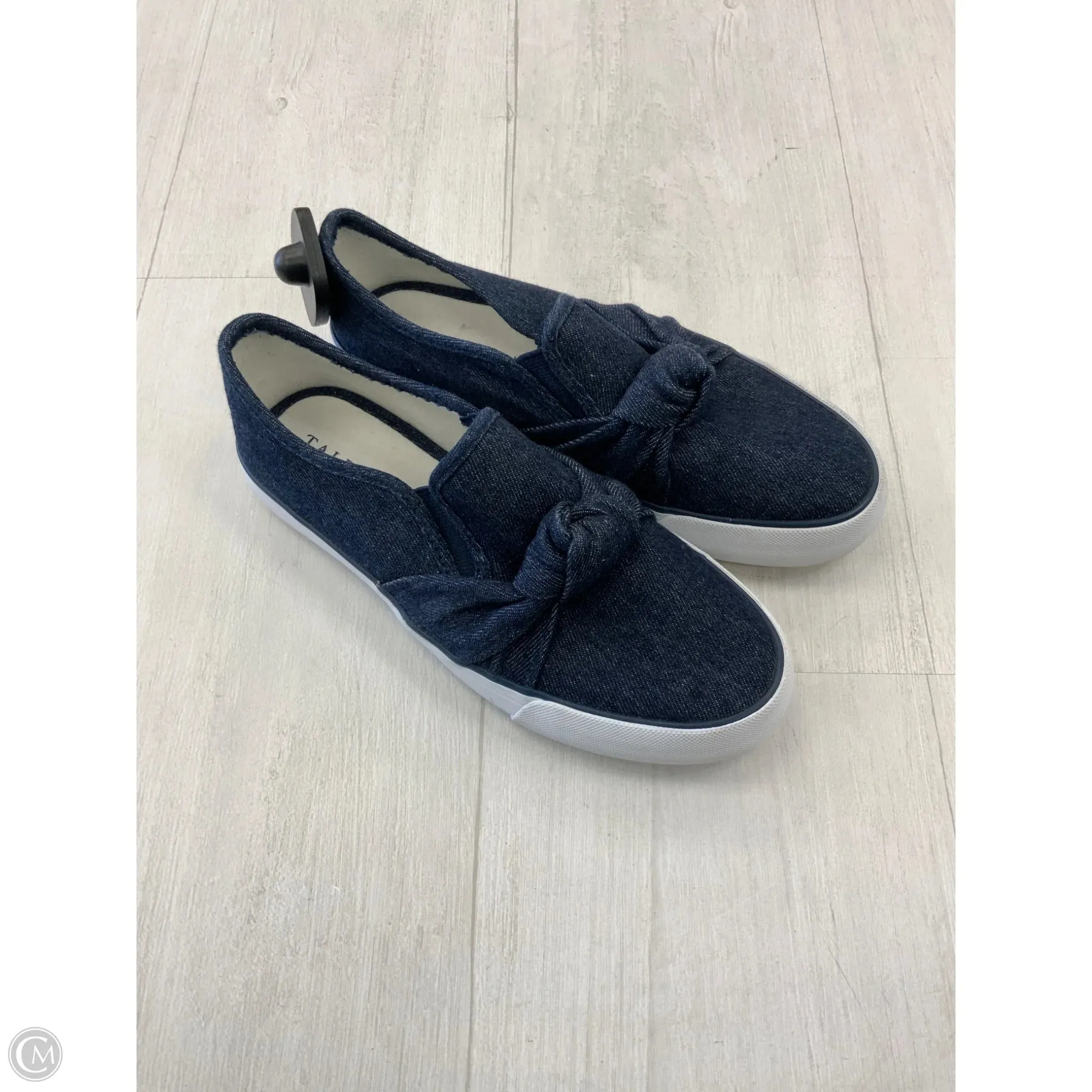 Shoes Sneakers By Talbots In Blue Denim, Size: 6