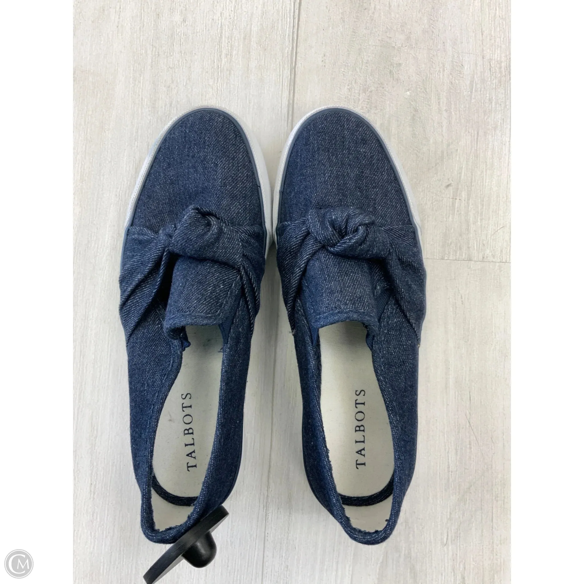 Shoes Sneakers By Talbots In Blue Denim, Size: 6