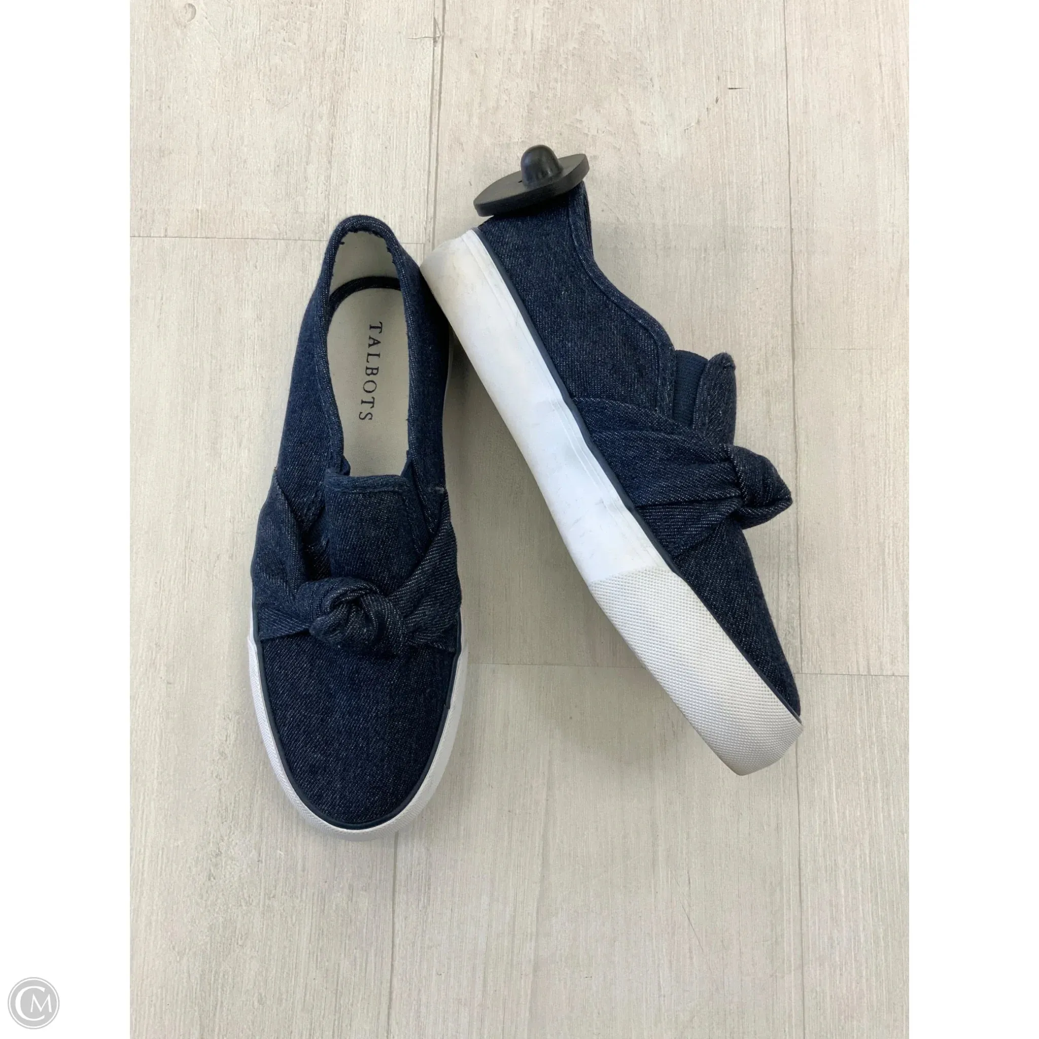 Shoes Sneakers By Talbots In Blue Denim, Size: 6