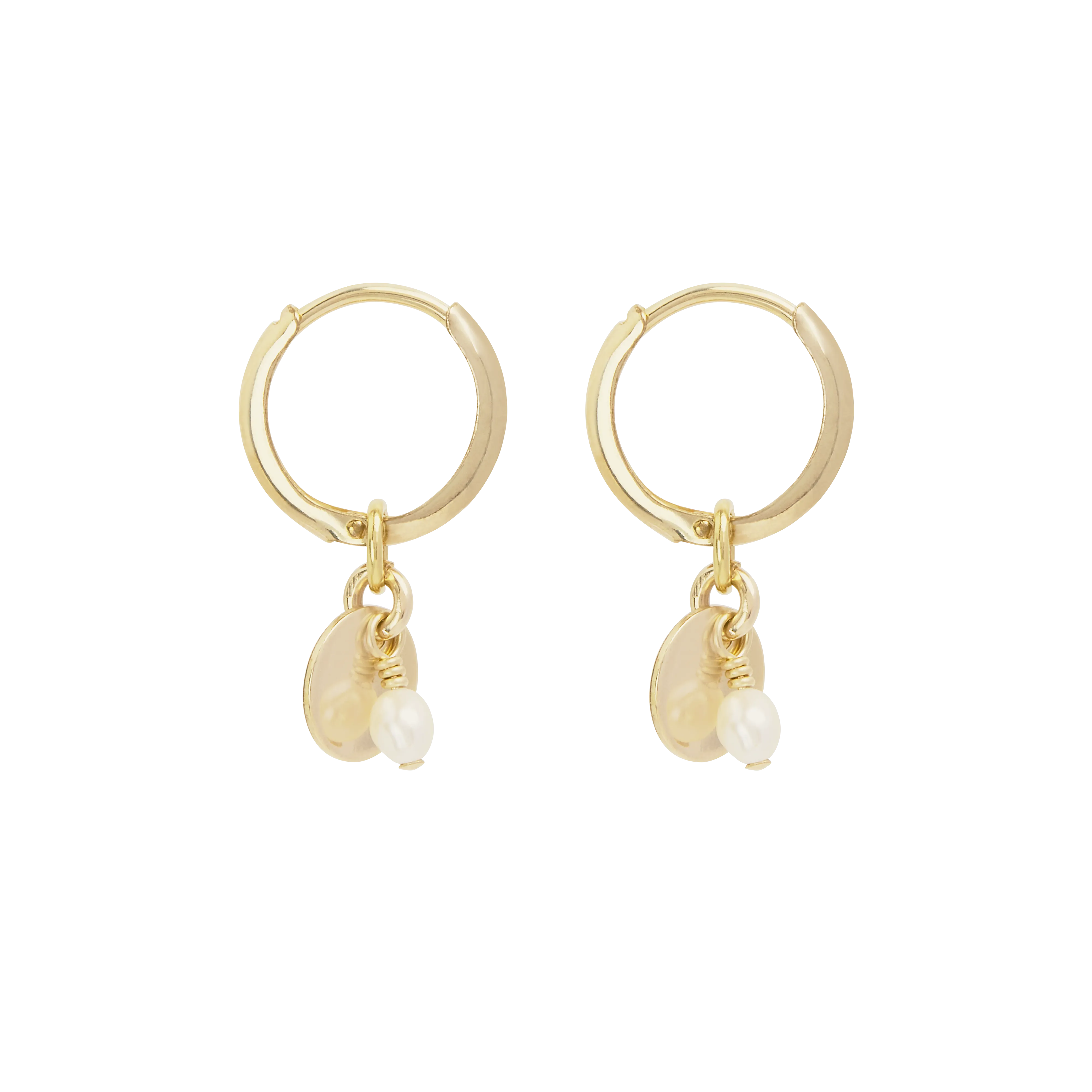 Sia Mini Hoop Earrings - Gold