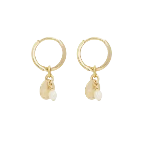 Sia Mini Hoop Earrings - Gold