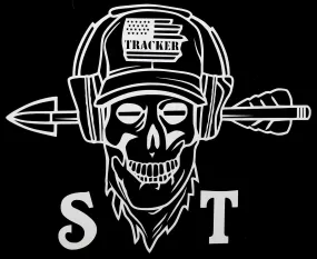 Sonar Technician skull vinyl decal