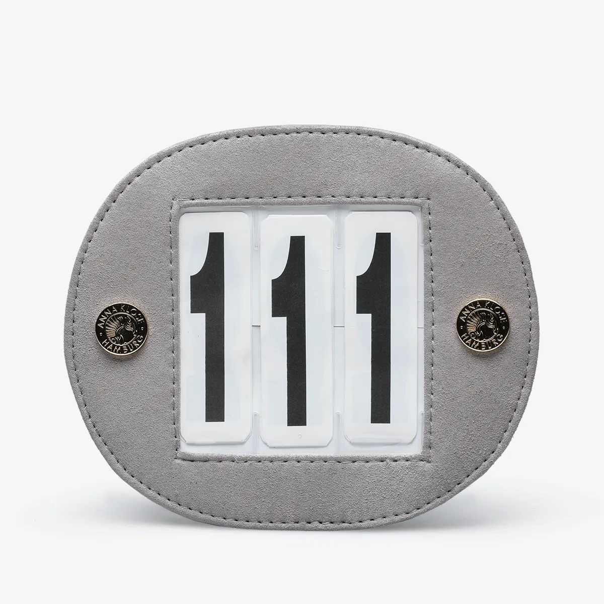 Starting Number Grey with golden buttons