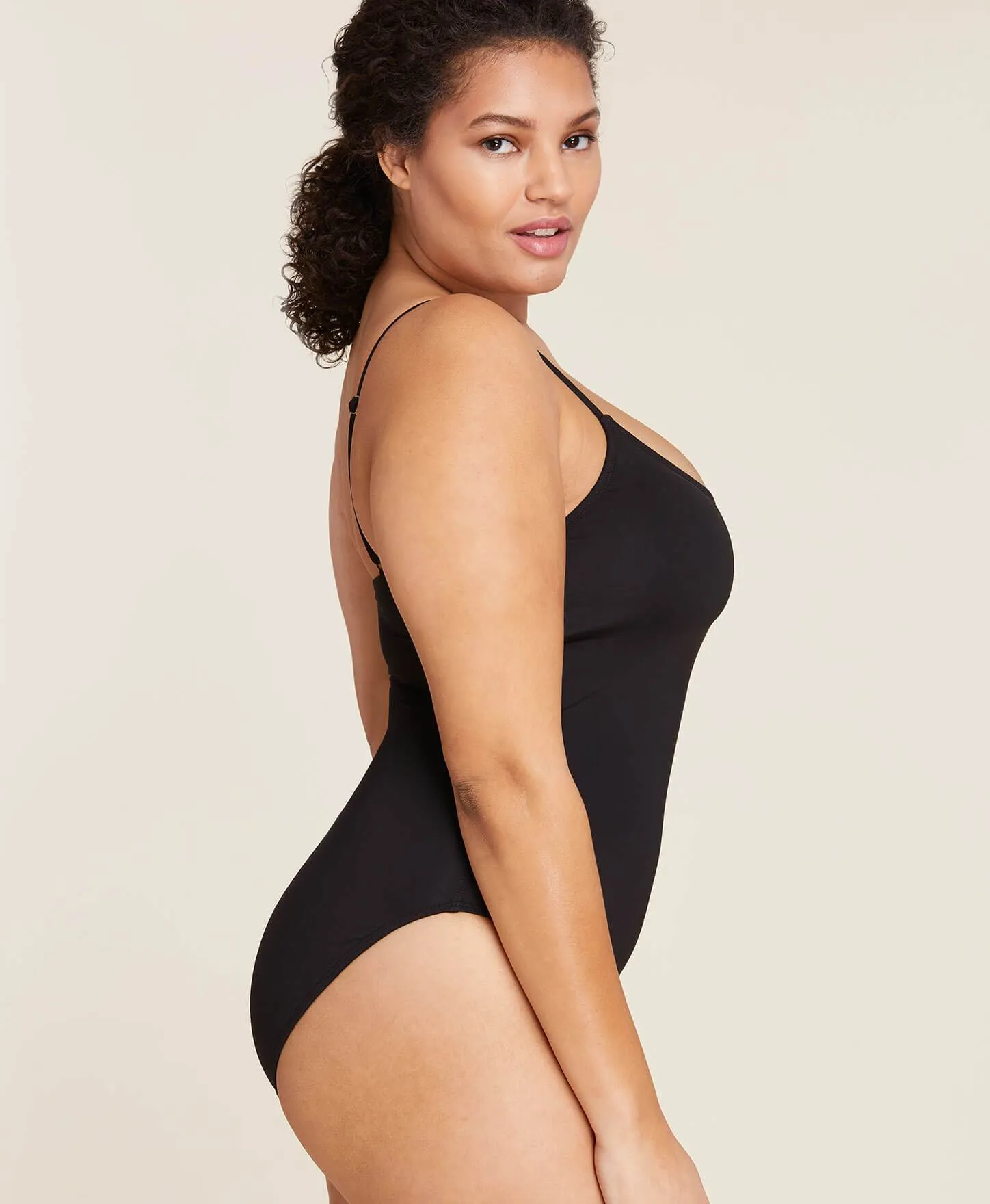 The Amalfi One Piece - Flat - Black - Classic - Full Coverage
