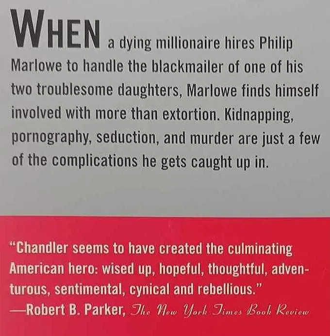 THE BIG SLEEP - Raymond Chandler