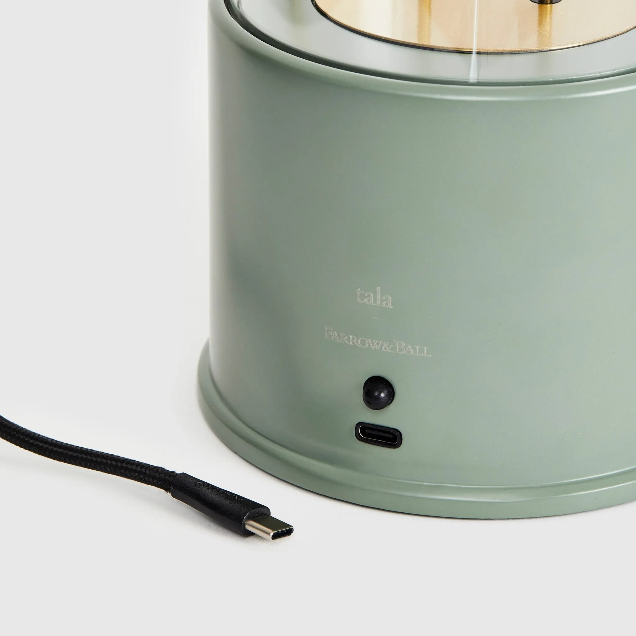The Muse Portable Lamp in Pleasure Garden Green - Set of 2