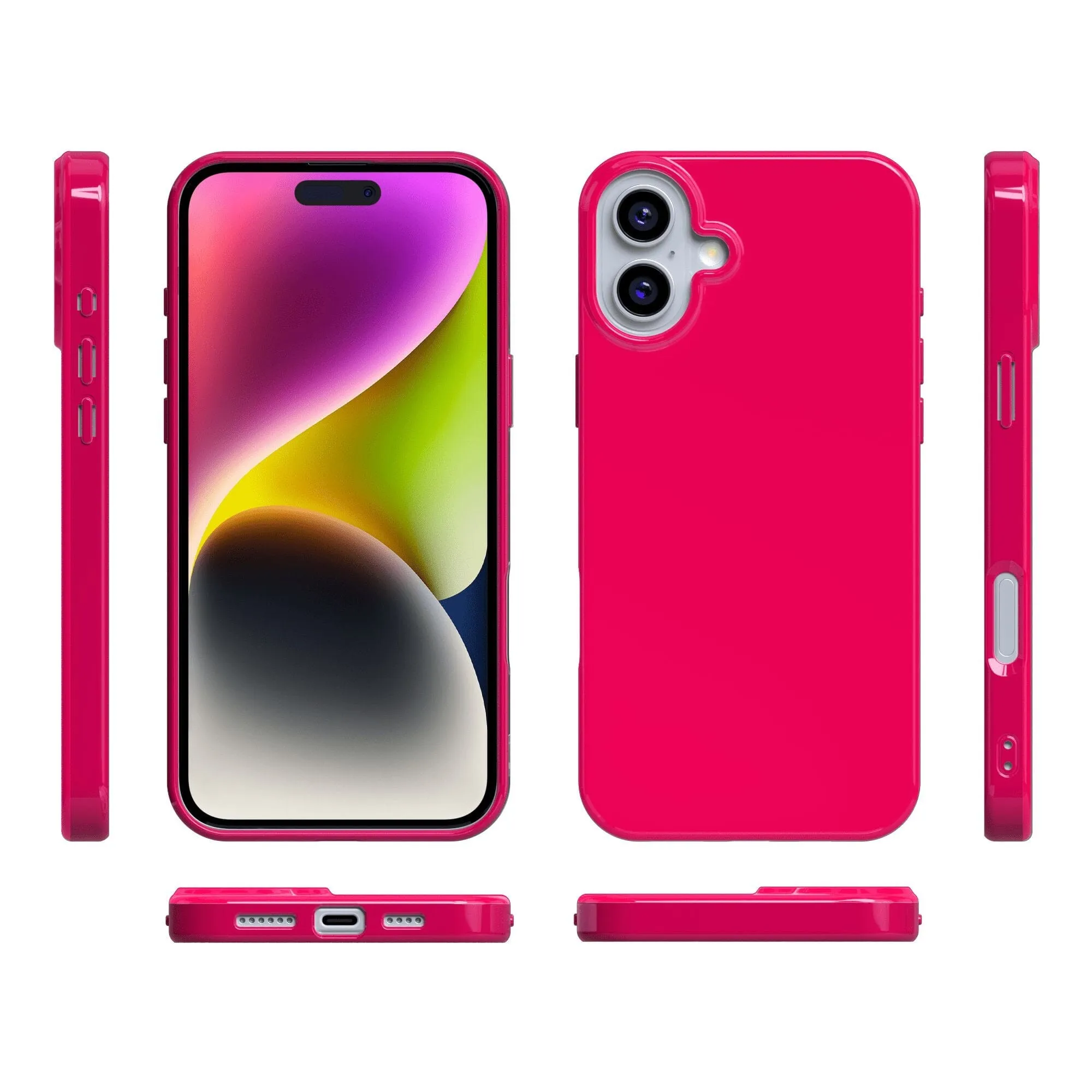 Think Pink | Solid Neon Pink Case