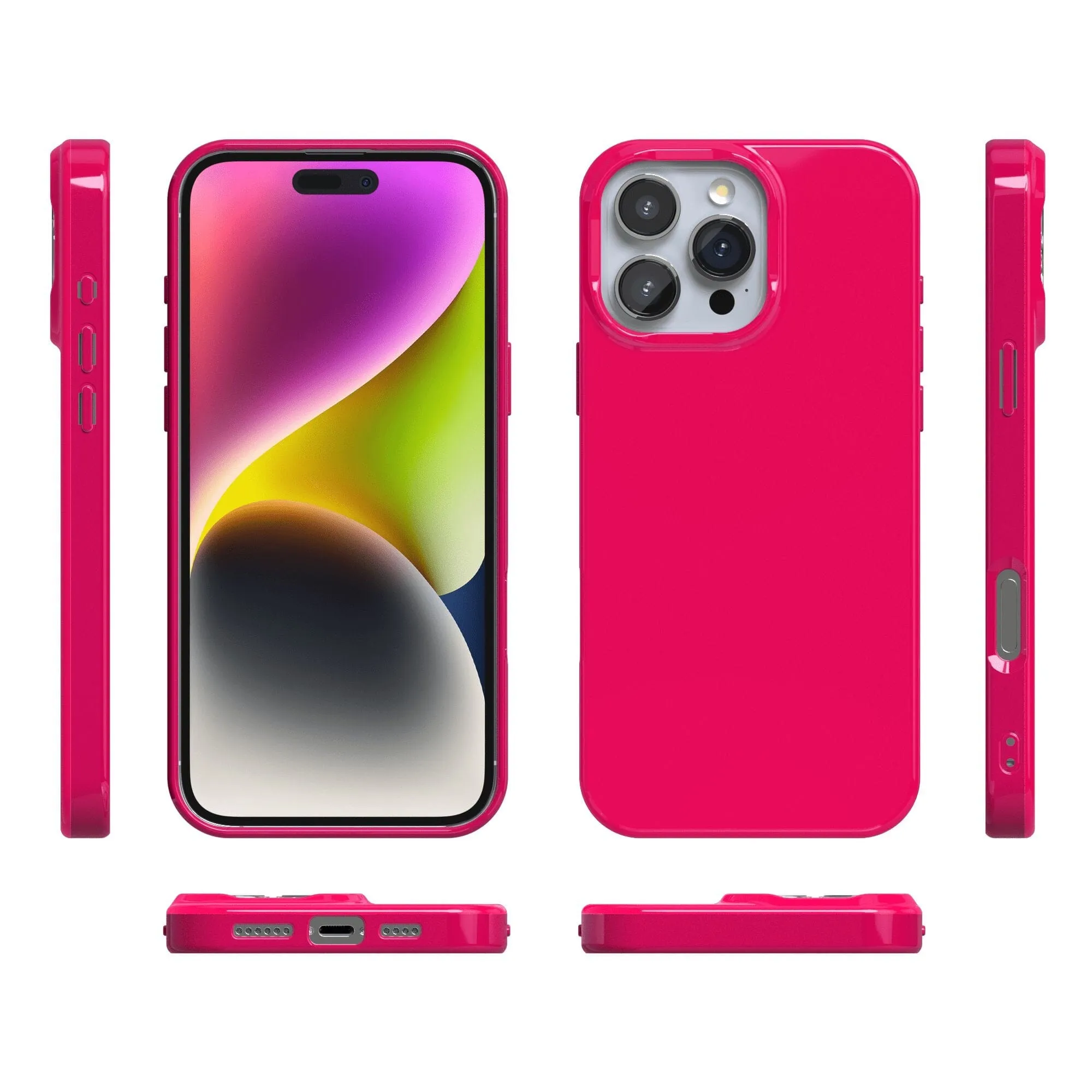Think Pink | Solid Neon Pink Case