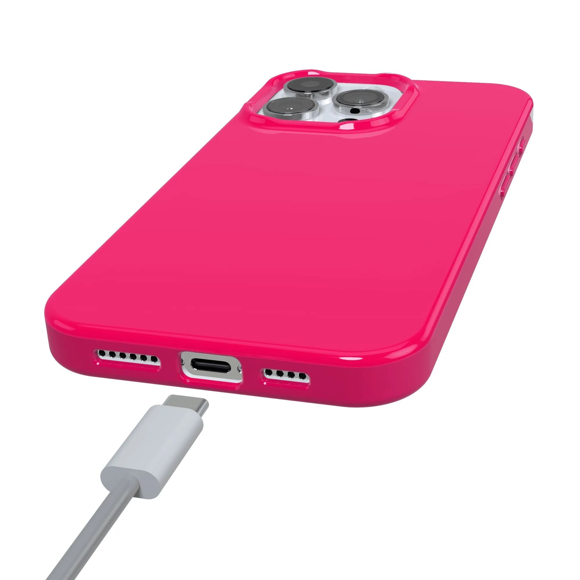 Think Pink | Solid Neon Pink Case