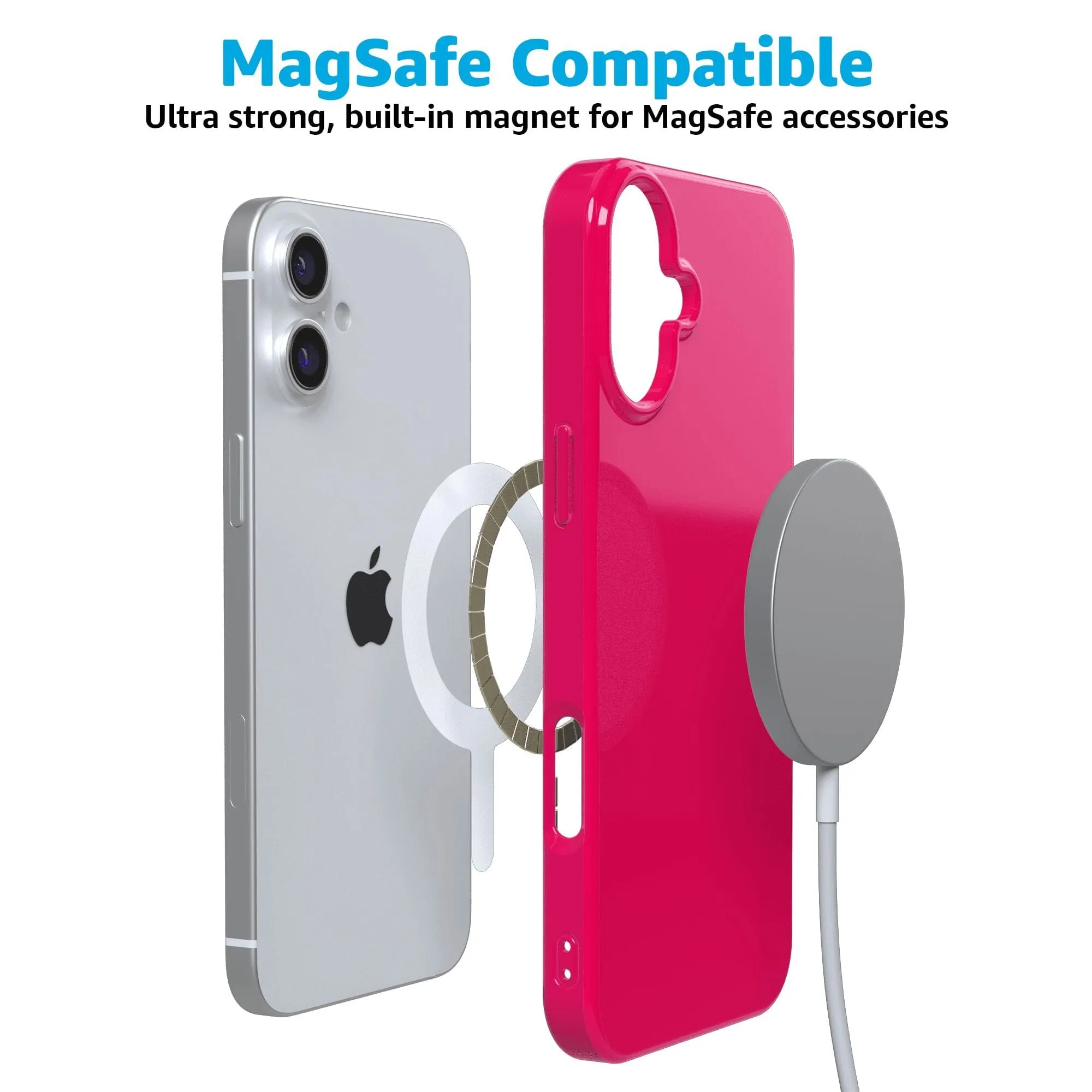 Think Pink | Solid Neon Pink Case