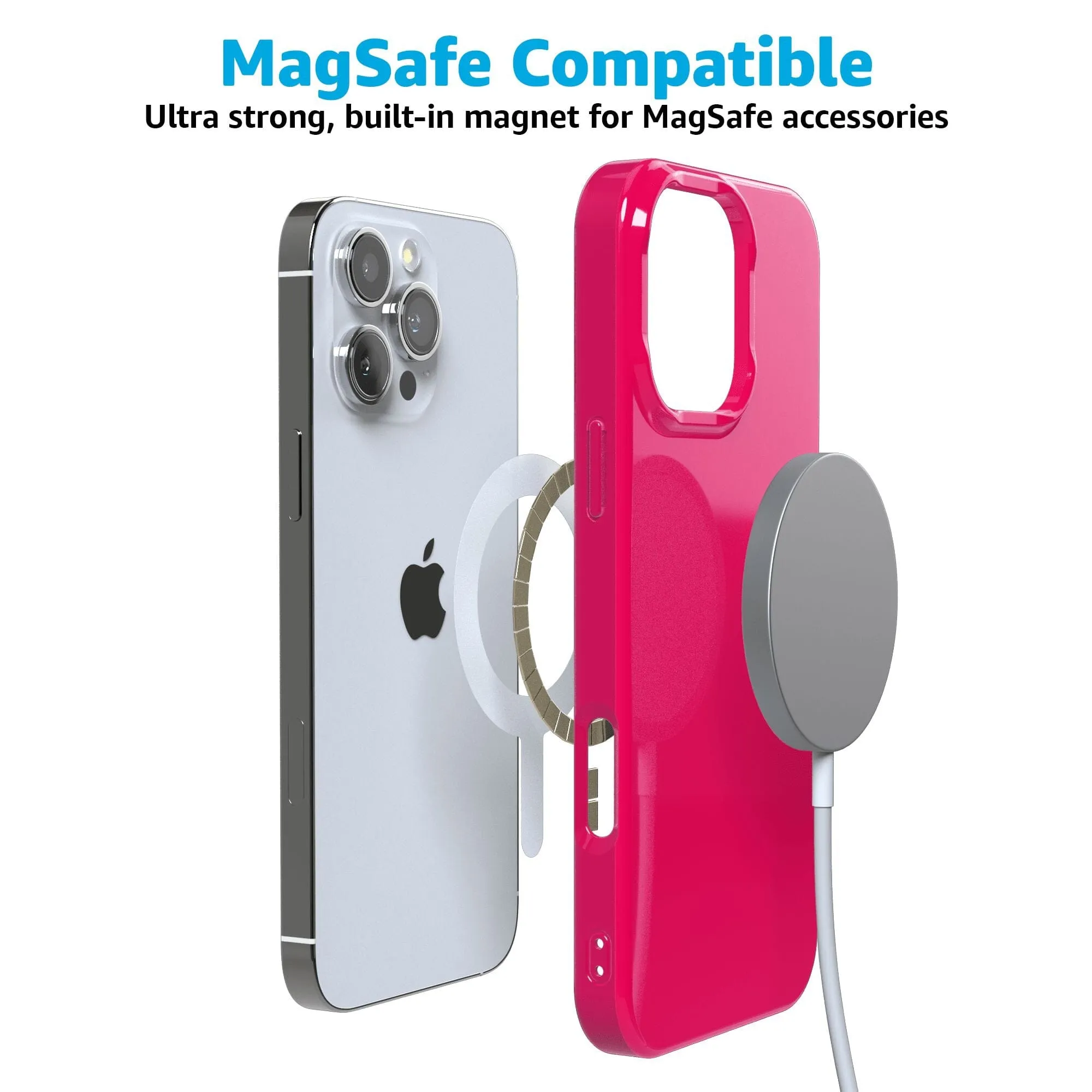 Think Pink | Solid Neon Pink Case