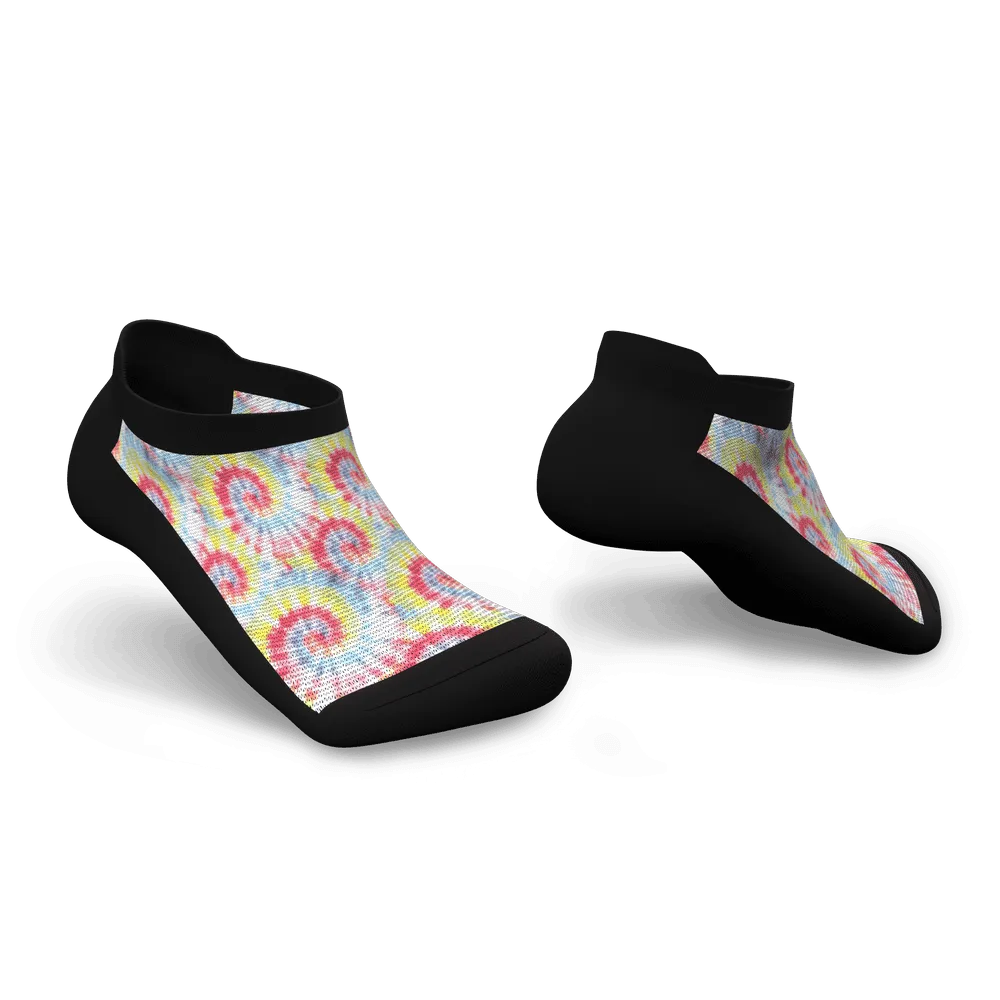 Tie Dye Diabetic Ankle Socks