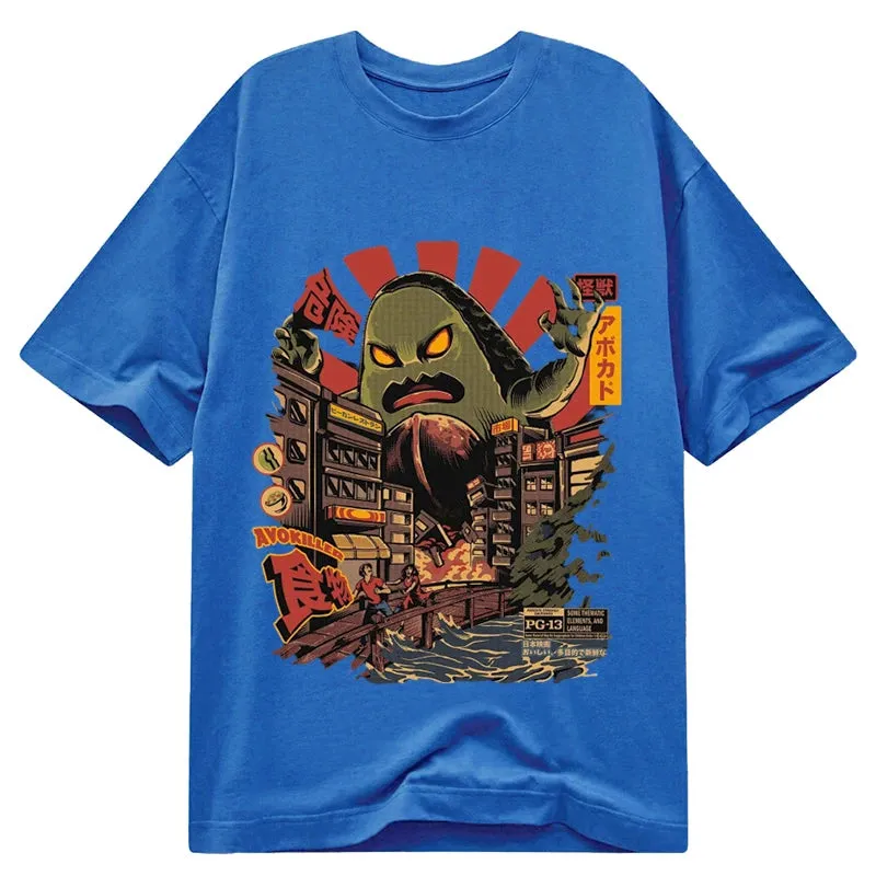 Tokyo-Tiger Avocado Kaiju Japanese Classic T-Shirt