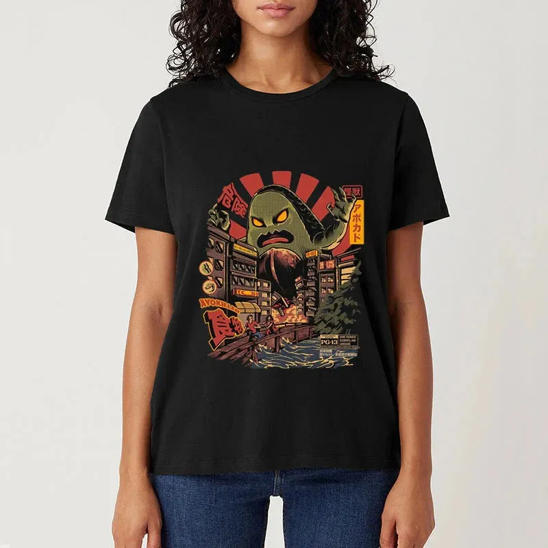 Tokyo-Tiger Avocado Kaiju Japanese Classic T-Shirt