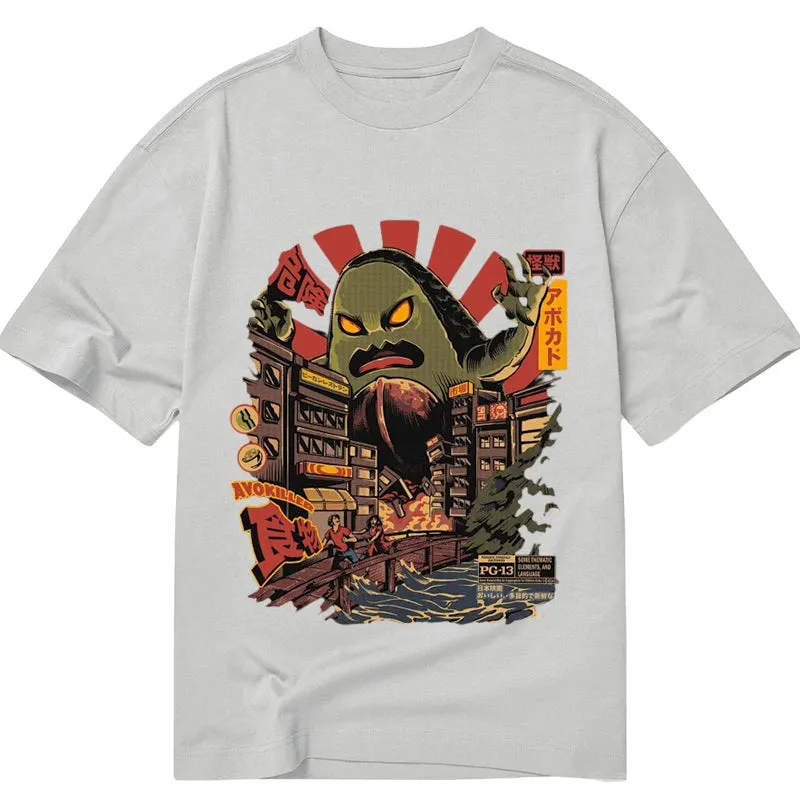 Tokyo-Tiger Avocado Kaiju Japanese Classic T-Shirt