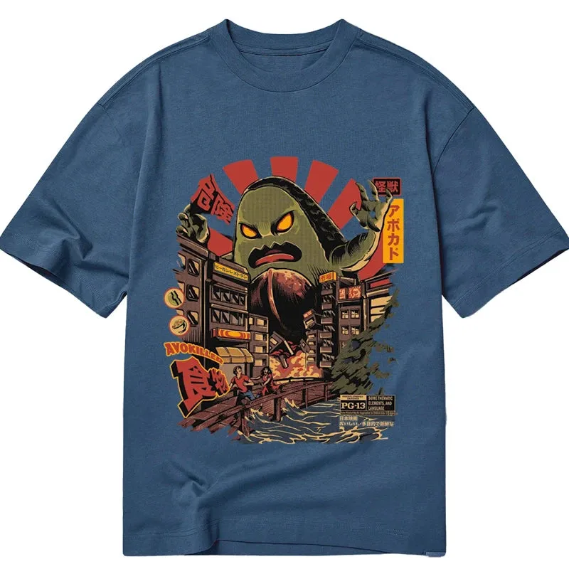 Tokyo-Tiger Avocado Kaiju Japanese Classic T-Shirt
